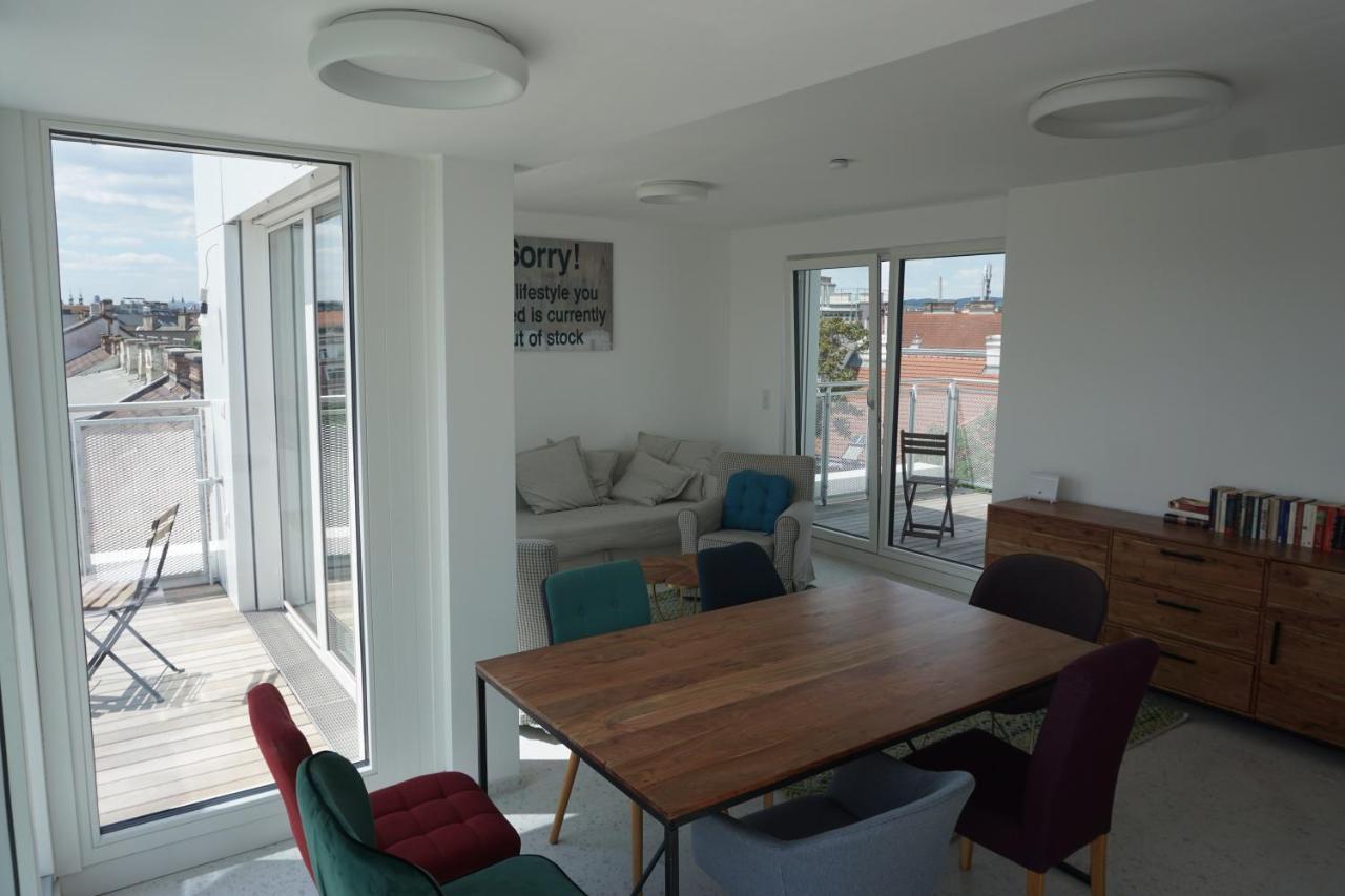 Augartenblick Penthauscombo 15/16 - Blick Zum Riesenrad Apartment Wien Ngoại thất bức ảnh